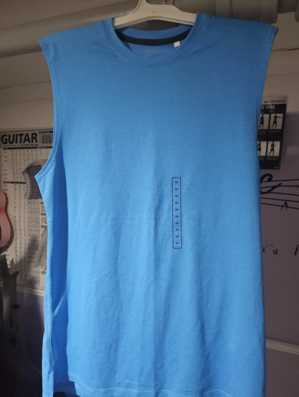 DSG Men's Bright Blue Athletic Tank Top